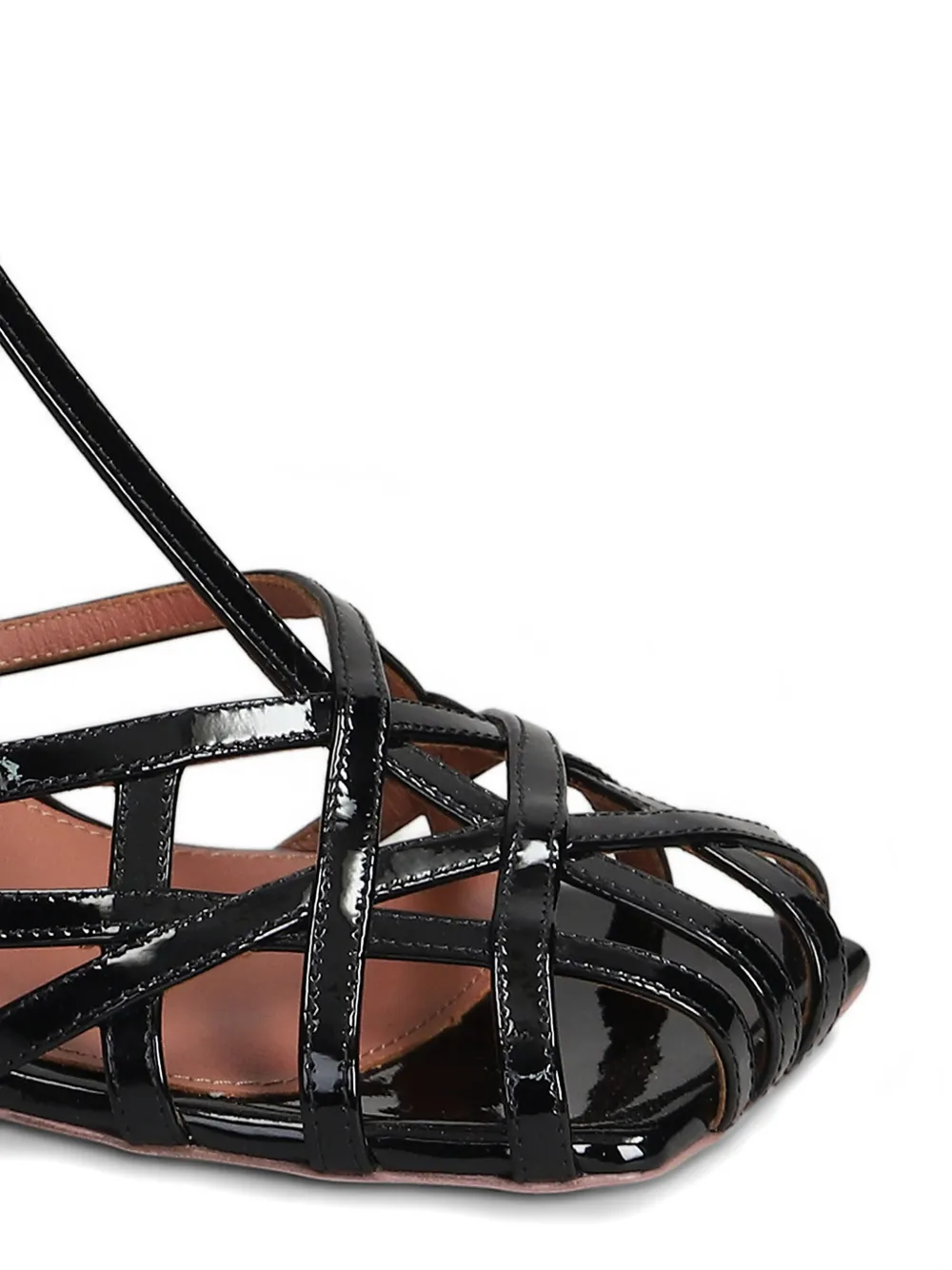 Aldo Castagna 60 mm Manila sandalen Zwart