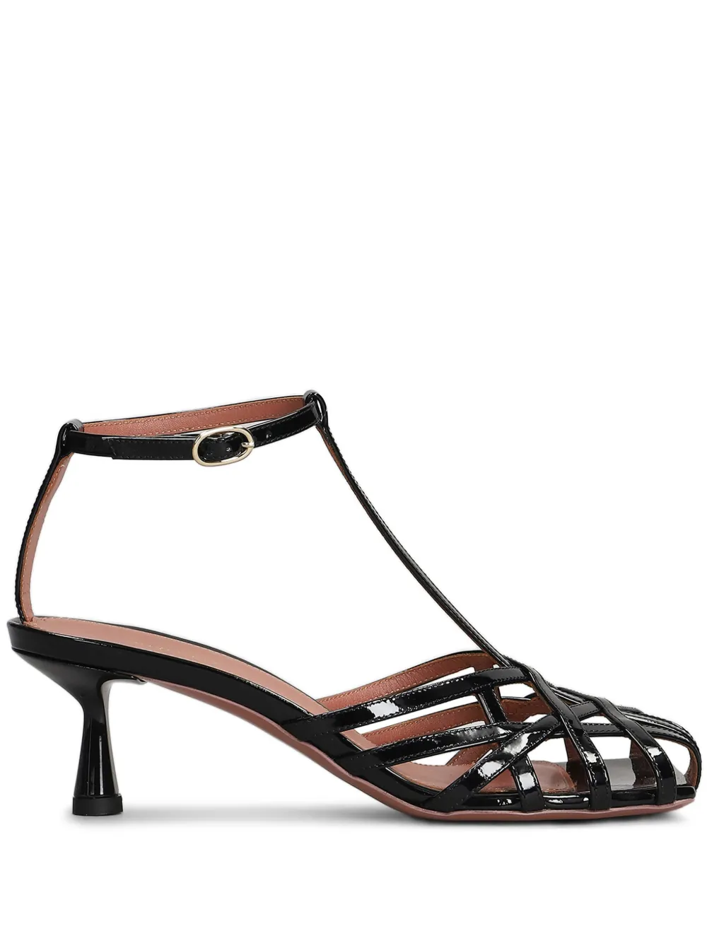 Aldo Castagna 60 mm Manila sandalen Zwart