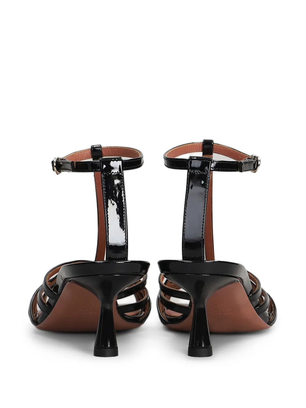 Aldo Castagna 60 mm Manila sandalen Zwart