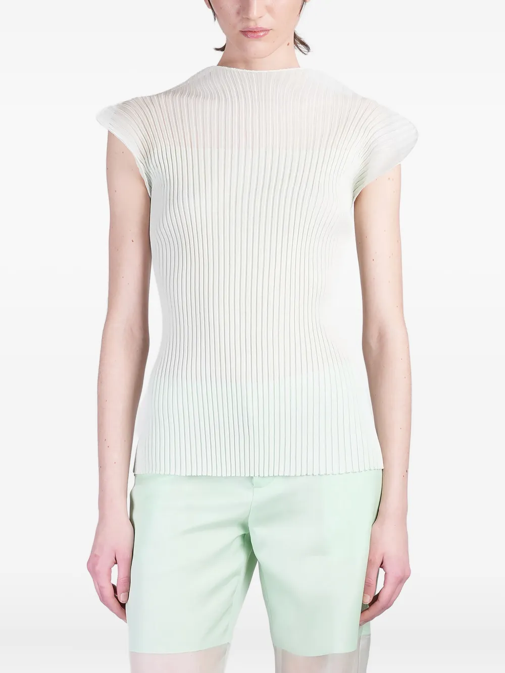 Del Core rib-knit top | Green | Image 1