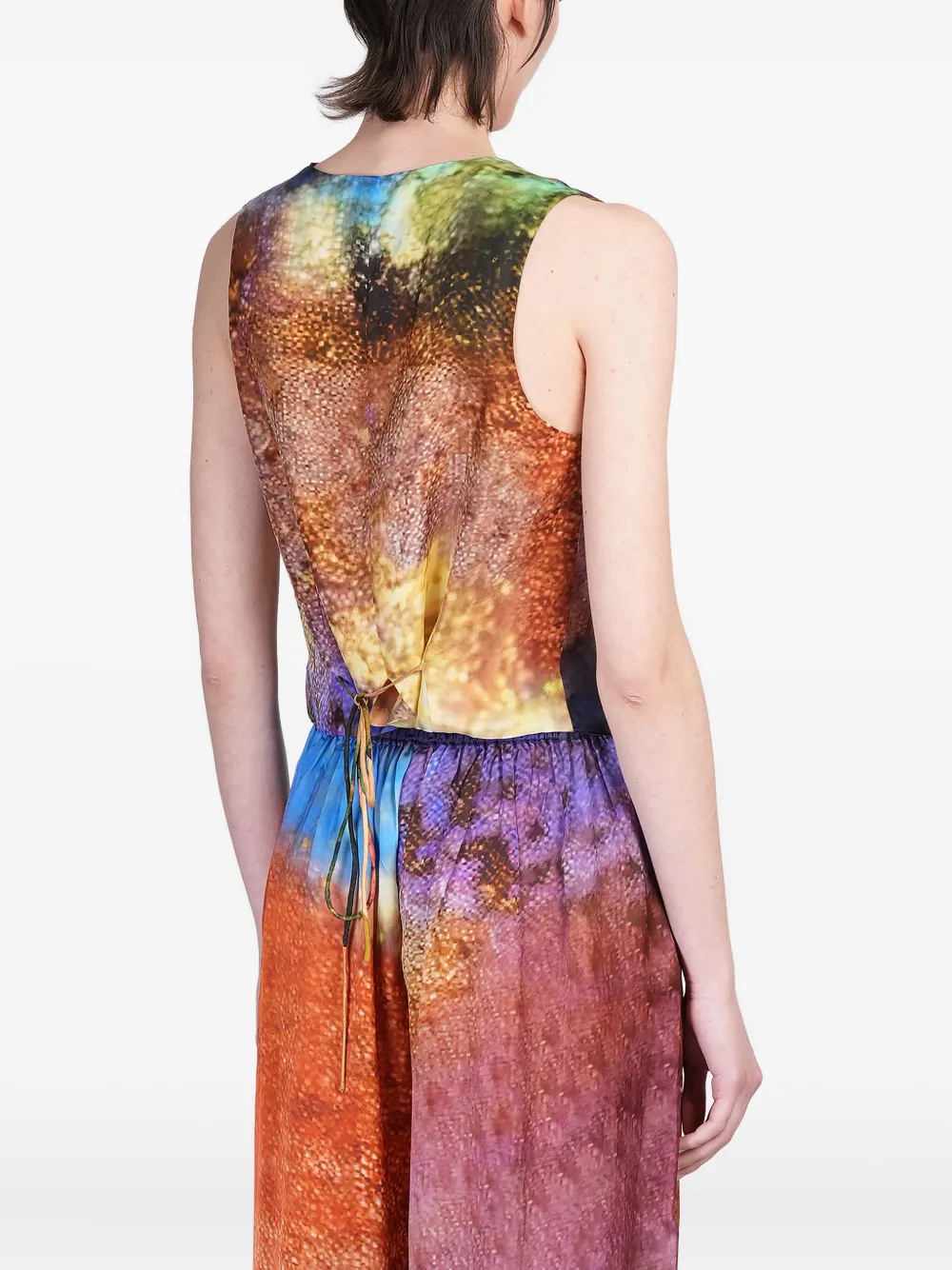 Yavi Abstract-print Vest