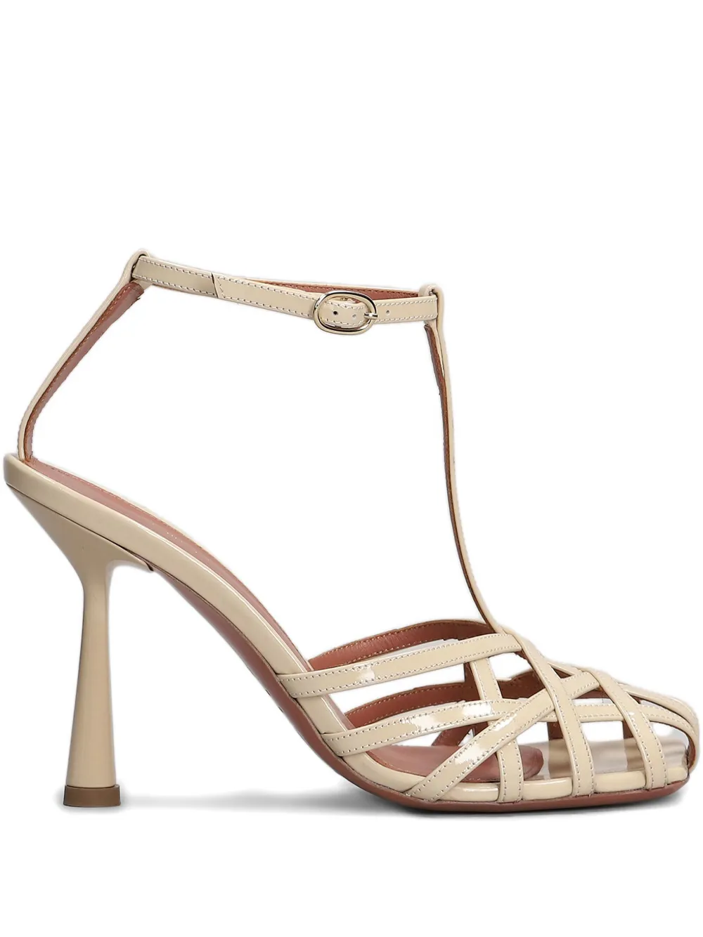 Aldo Castagna 100mm Lidia sandals Neutrals