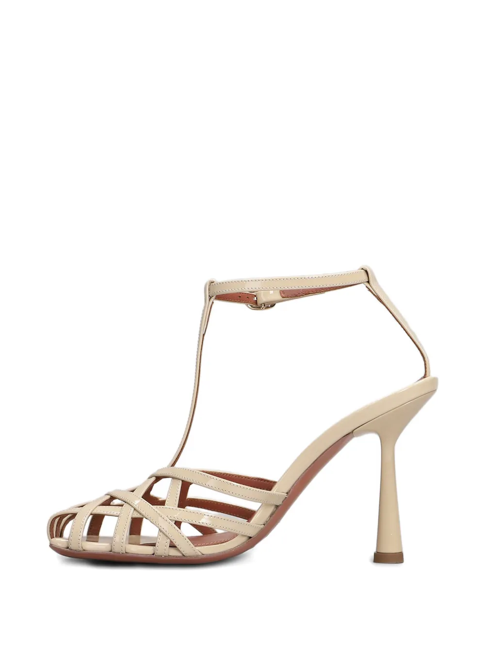 Aldo Castagna 100 mm Lidia sandalen Beige