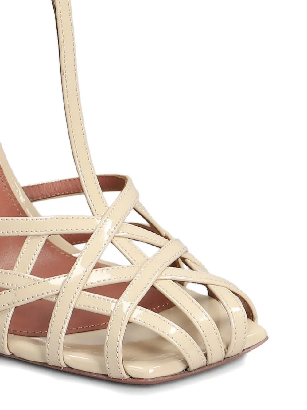 Aldo Castagna 100 mm Lidia sandalen Beige