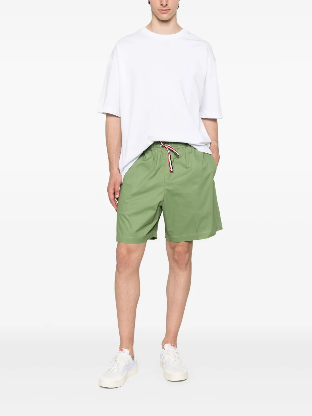NEW YORK RESIDENT COTTON TRACK SHORTS 