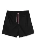 New York Resident cotton track shorts - Black