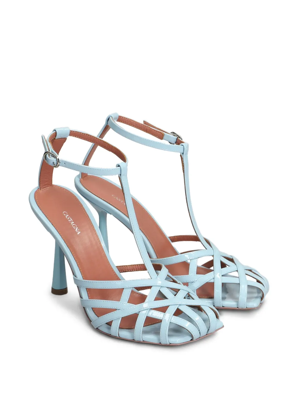 Aldo Castagna 100 mm Lidia sandalen Blauw