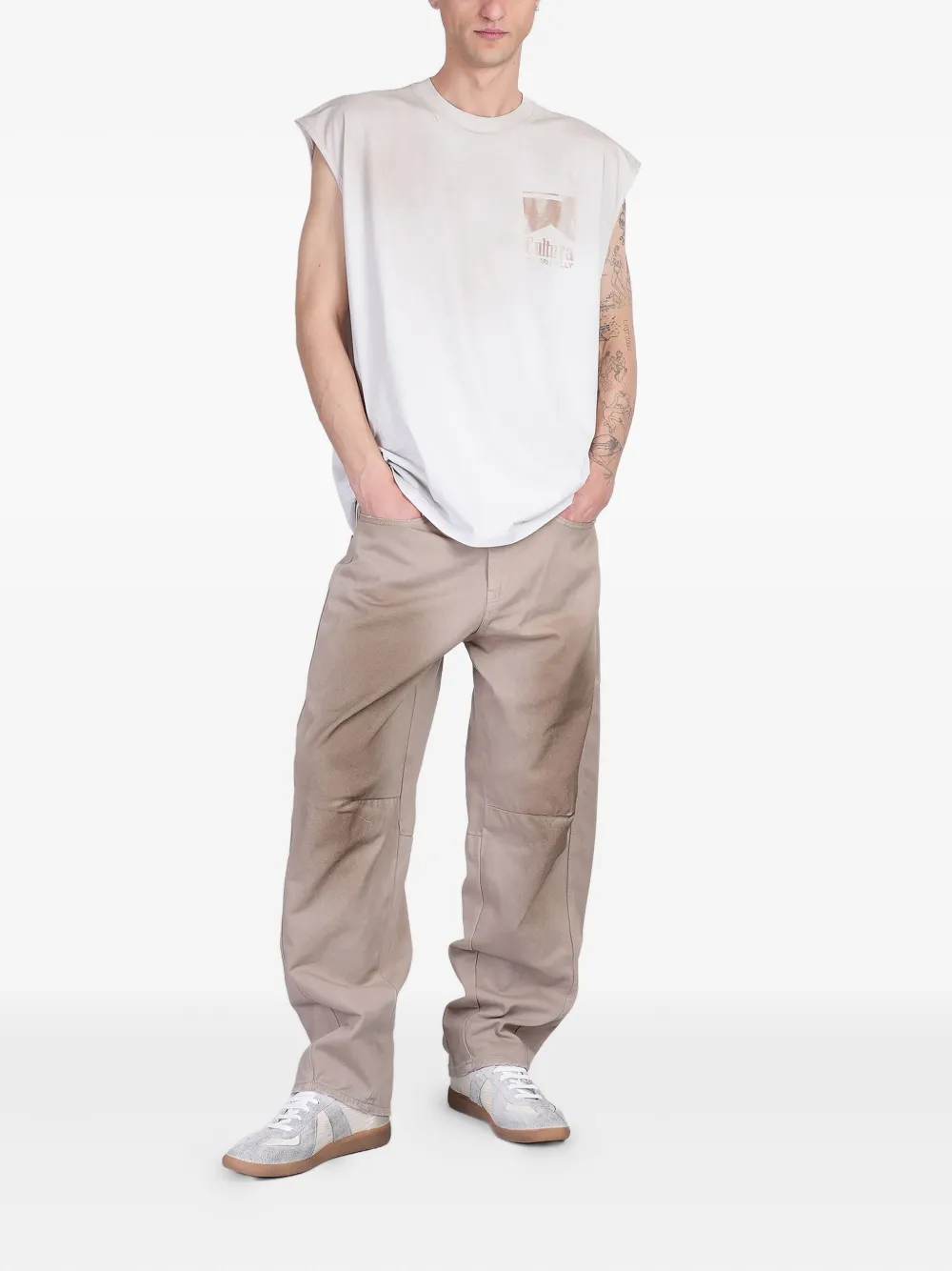 CULTURA Desert tanktop - Beige