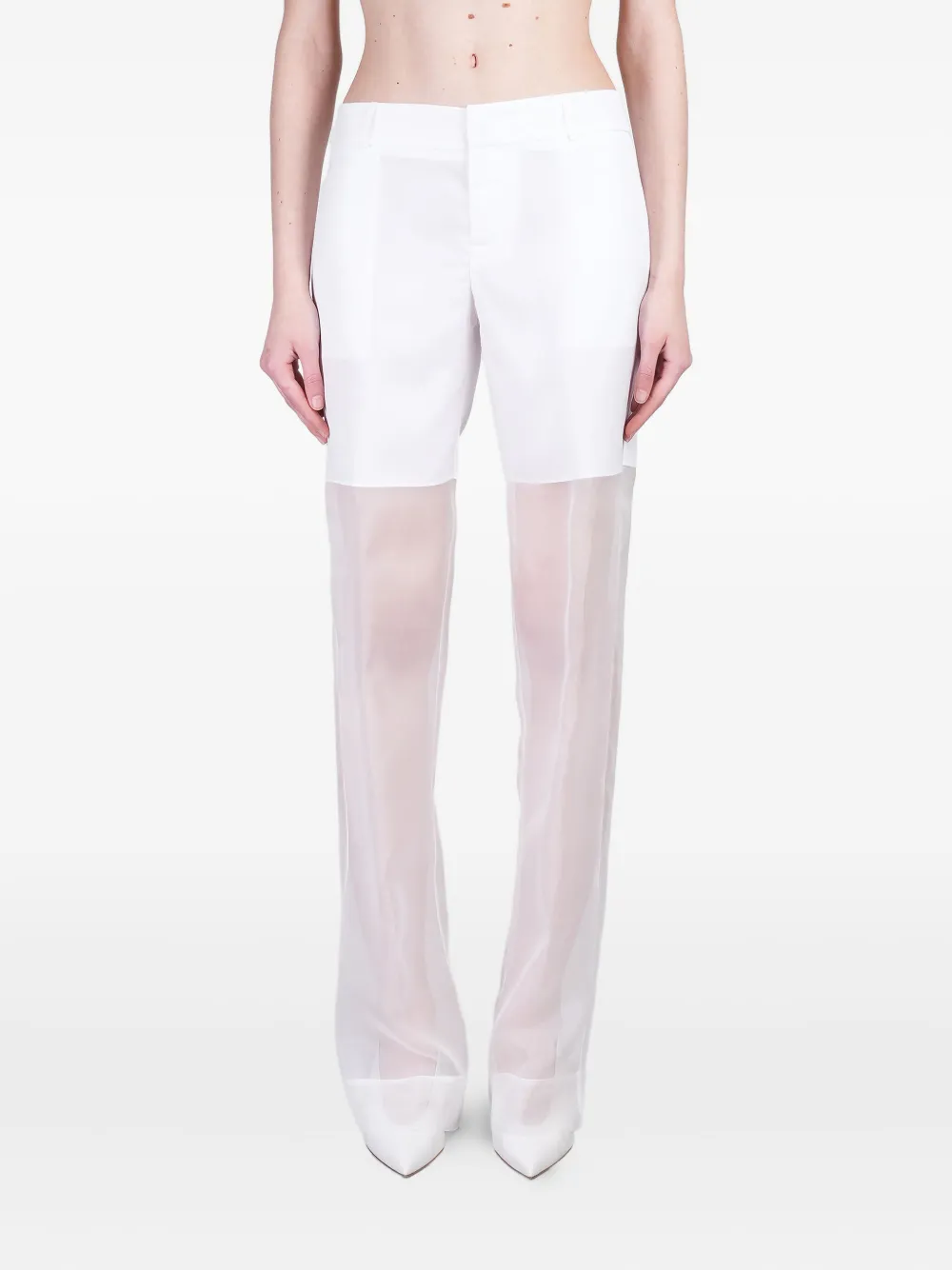 Del Core silk trousers | White | Image 1