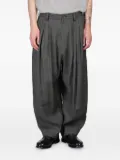 Ziggy Chen pleat-detail trousers - Grey