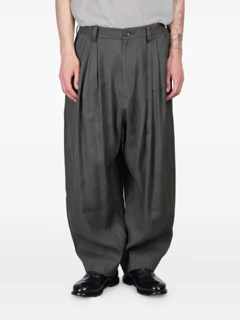 Ziggy Chen pleat-detail trousers