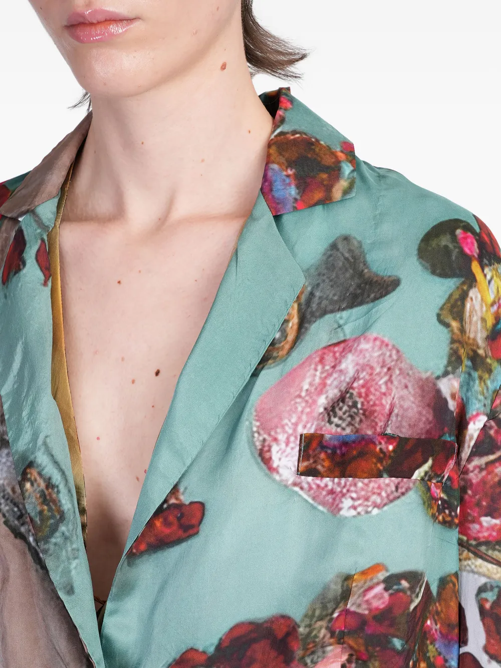Yavi Floral-print Blazer