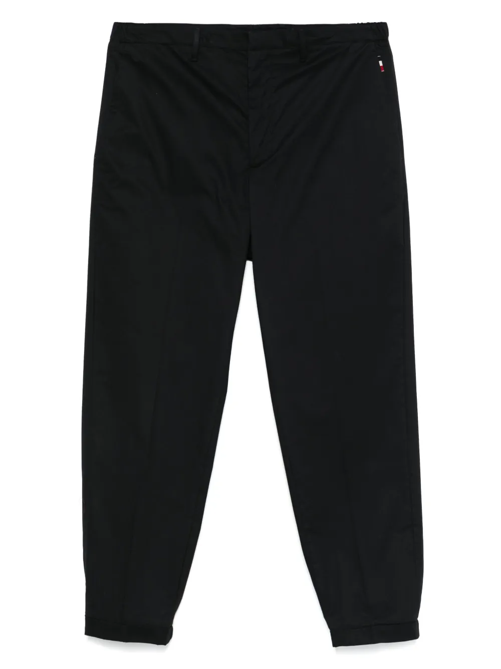 New York Resident cotton straight-leg trousers - ブラック New York Resident cotton straight-leg trousers - ブラック