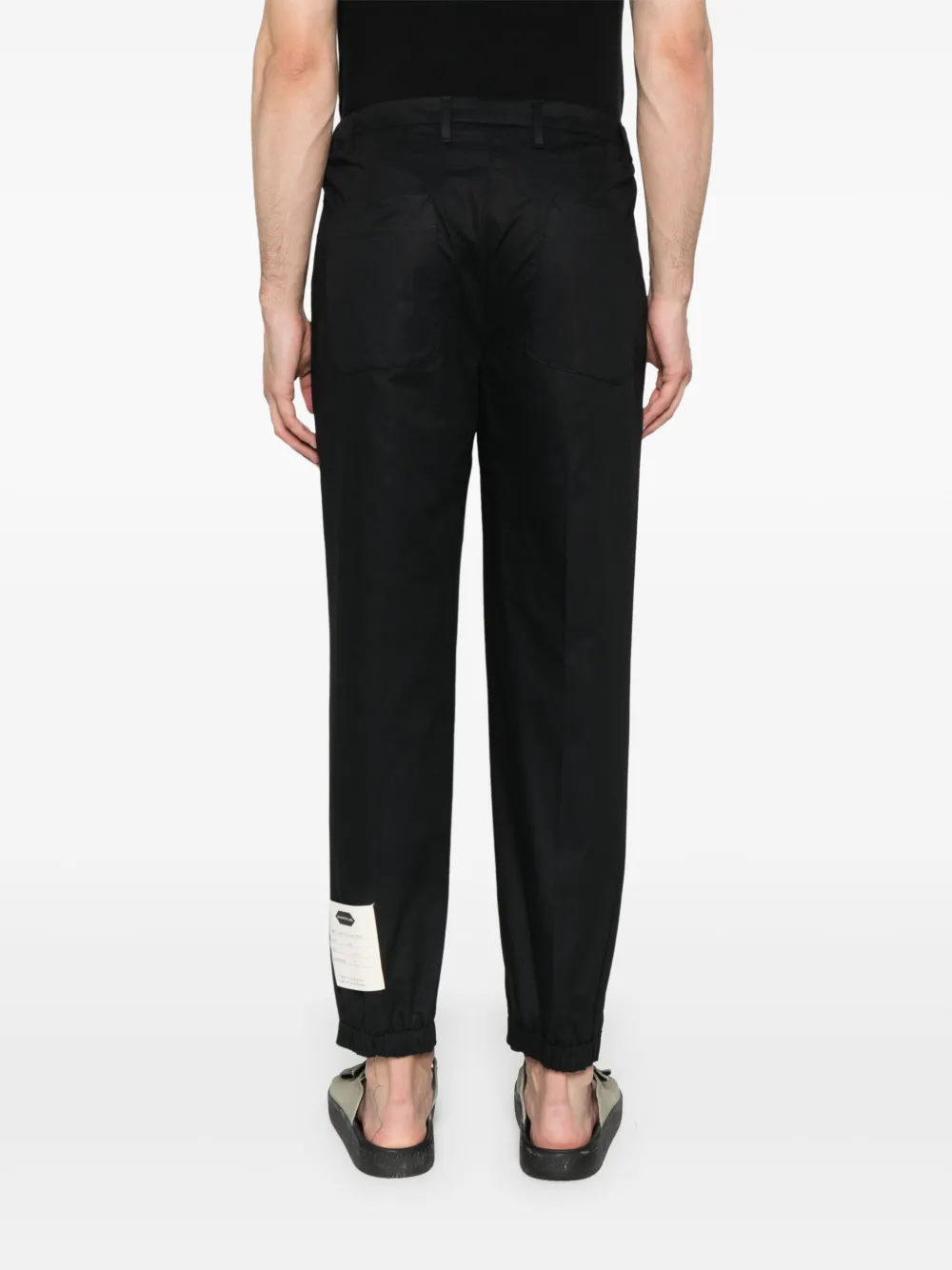 NEW YORK RESIDENT COTTON STRAIGHT-LEG TROUSERS 