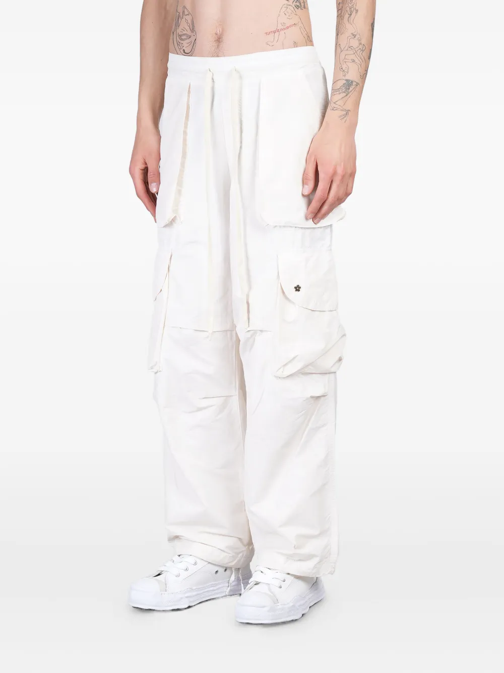 A Paper Kid Cargo broek Wit