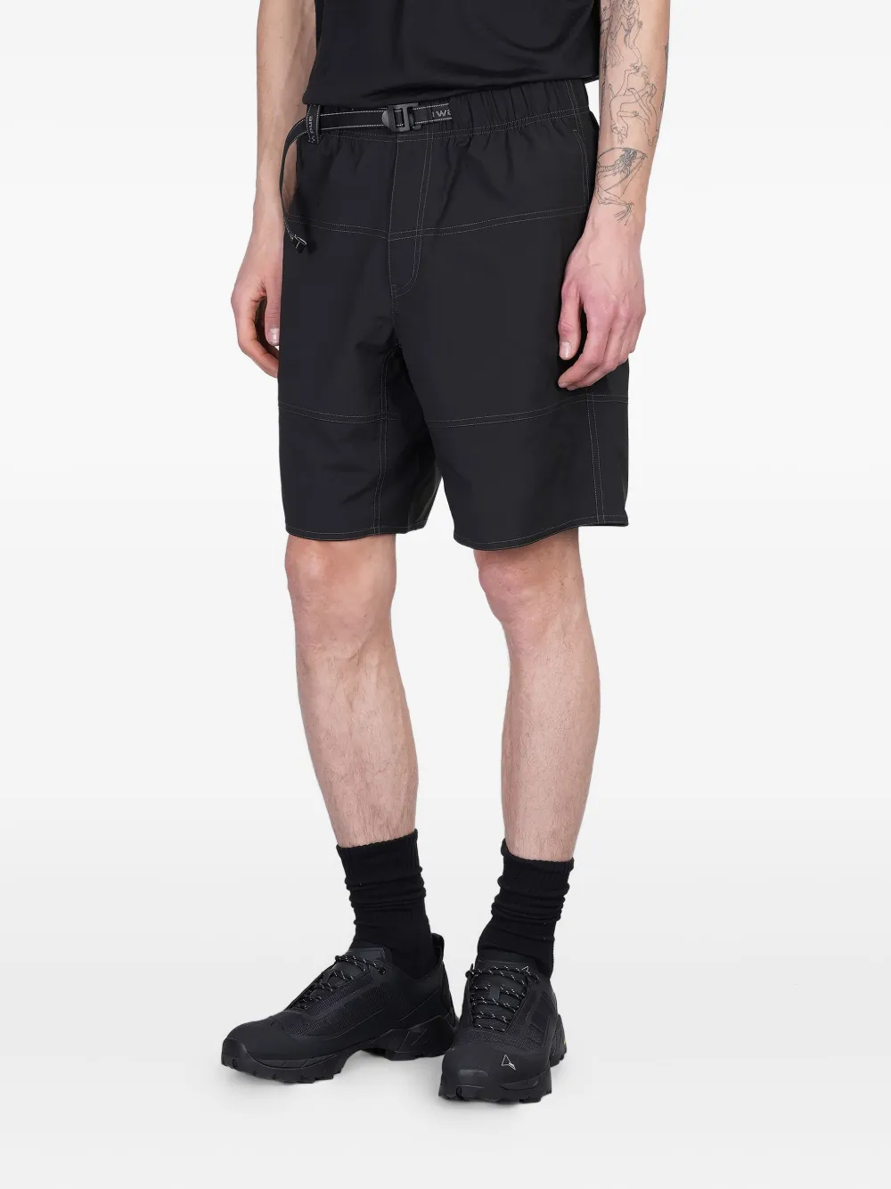 and Wander Shorts met ceintuur Zwart
