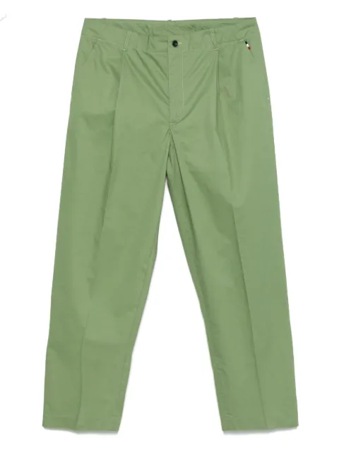 New York Resident cotton straight-leg trousers