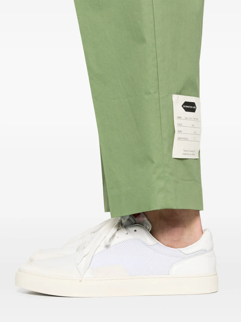 NEW YORK RESIDENT COTTON STRAIGHT-LEG TROUSERS 