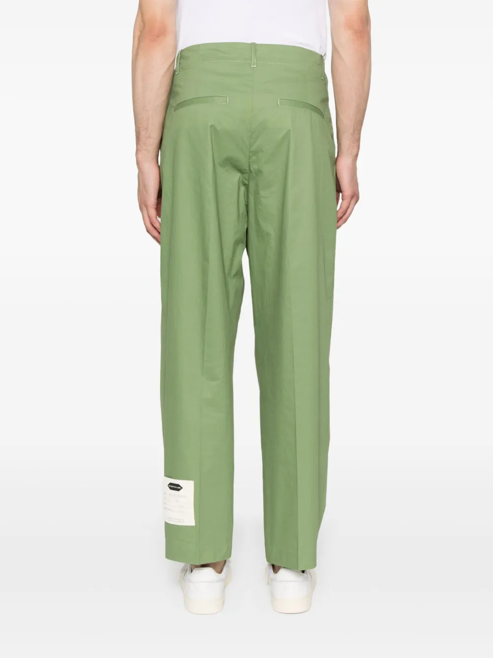 NEW YORK RESIDENT COTTON STRAIGHT-LEG TROUSERS 