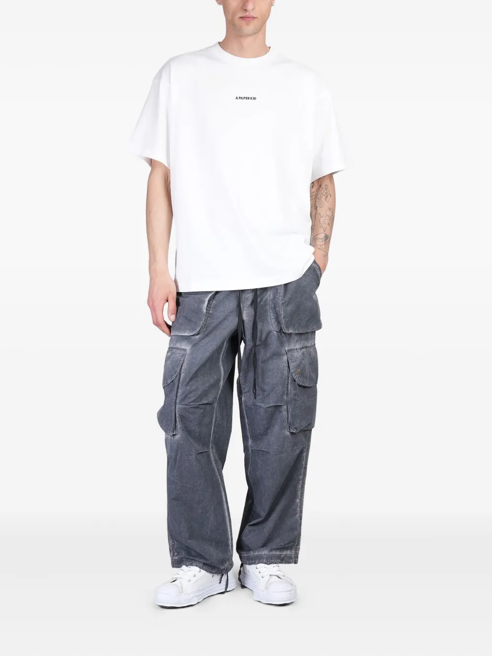 A Paper Kid cargo pants - Grijs