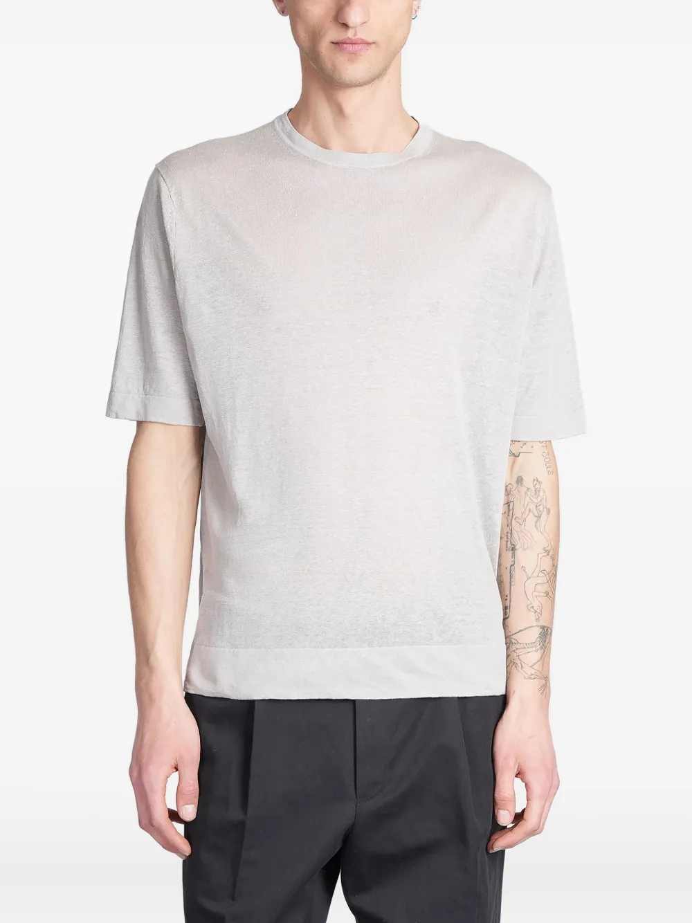 Ballantyne playera de lino | gris | Image 1