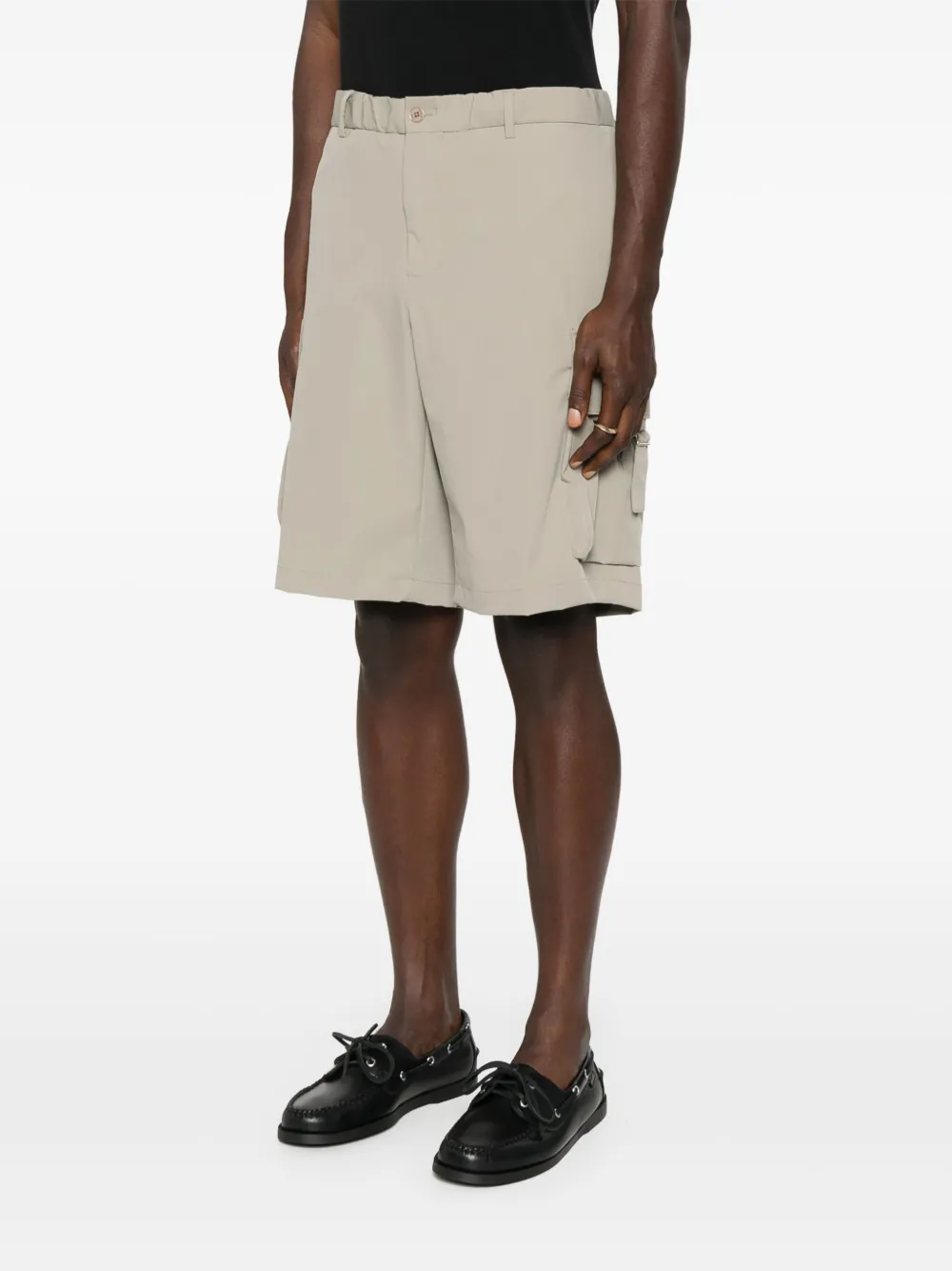 Briglia 1949 cotton cargo shorts Beige