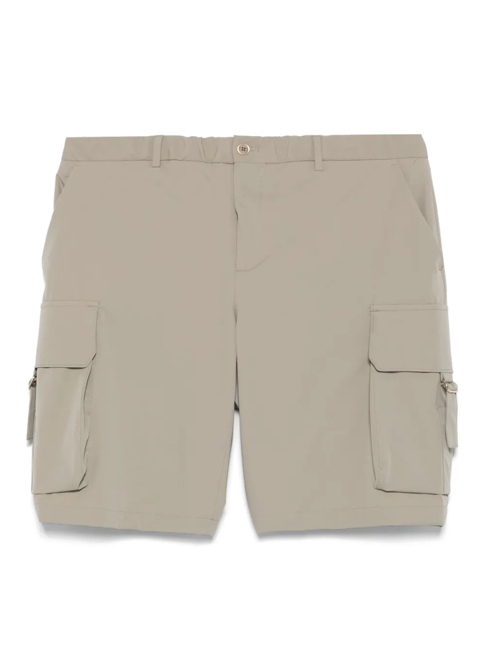 Briglia 1949 Cotton Cargo Shorts In Gray