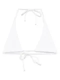 MC2 Saint Barth triangle-cup bikini top - White