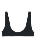 MC2 Saint Barth textured bikini top - Black