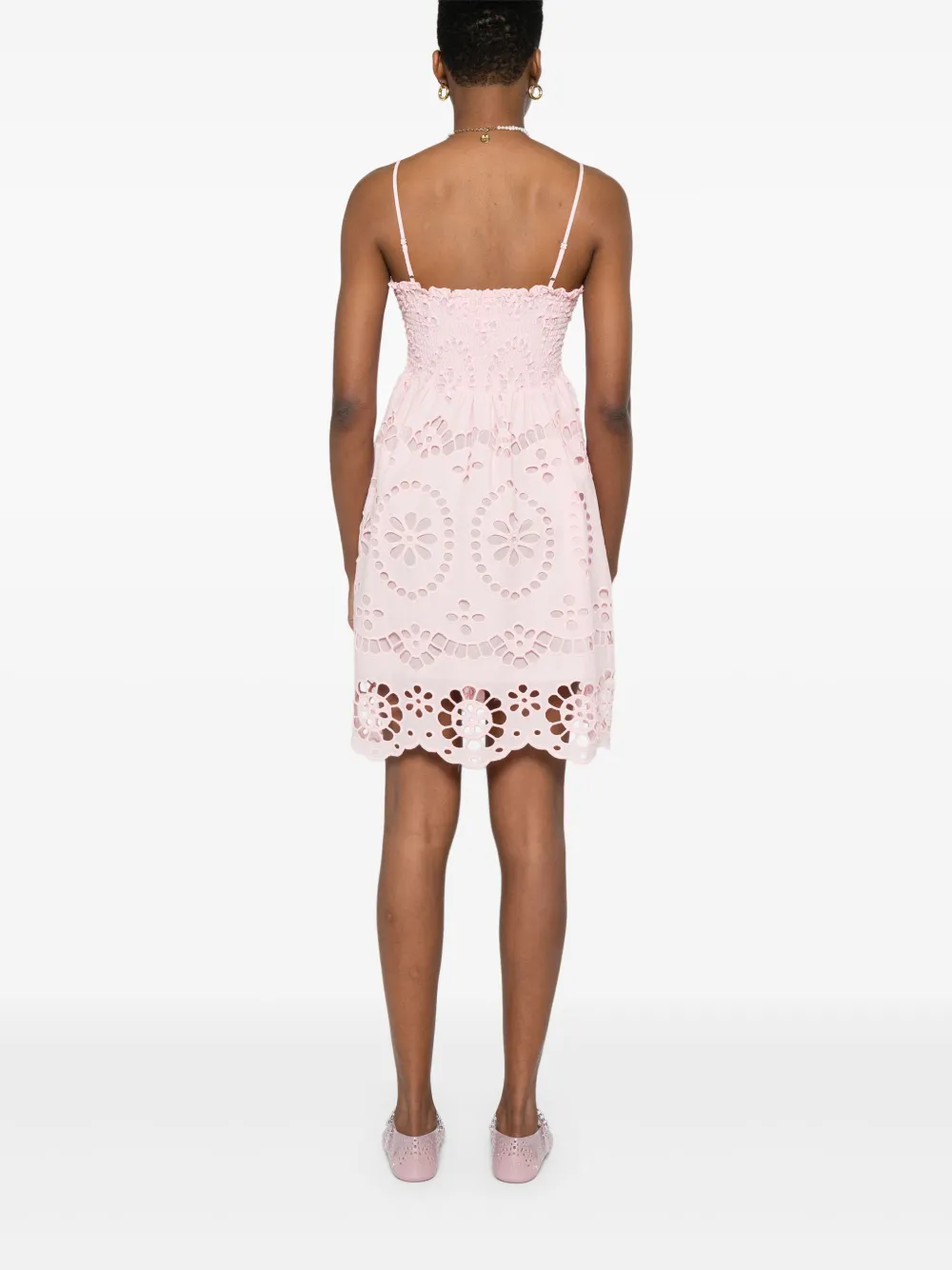 MC2 Saint Barth Linnen mini-jurk Roze