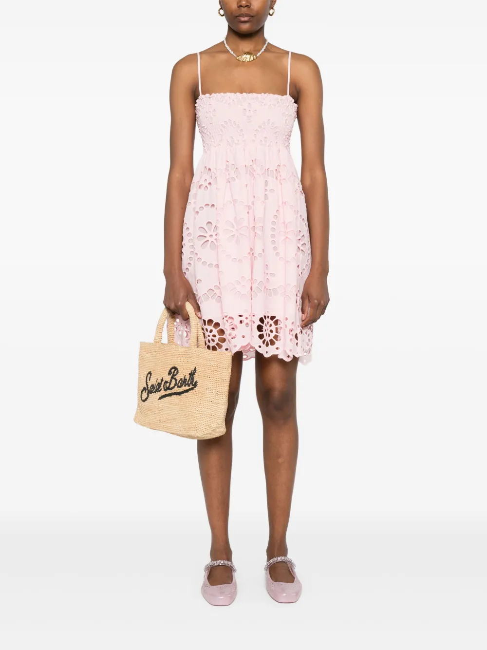 MC2 Saint Barth cotton mini dress - Roze