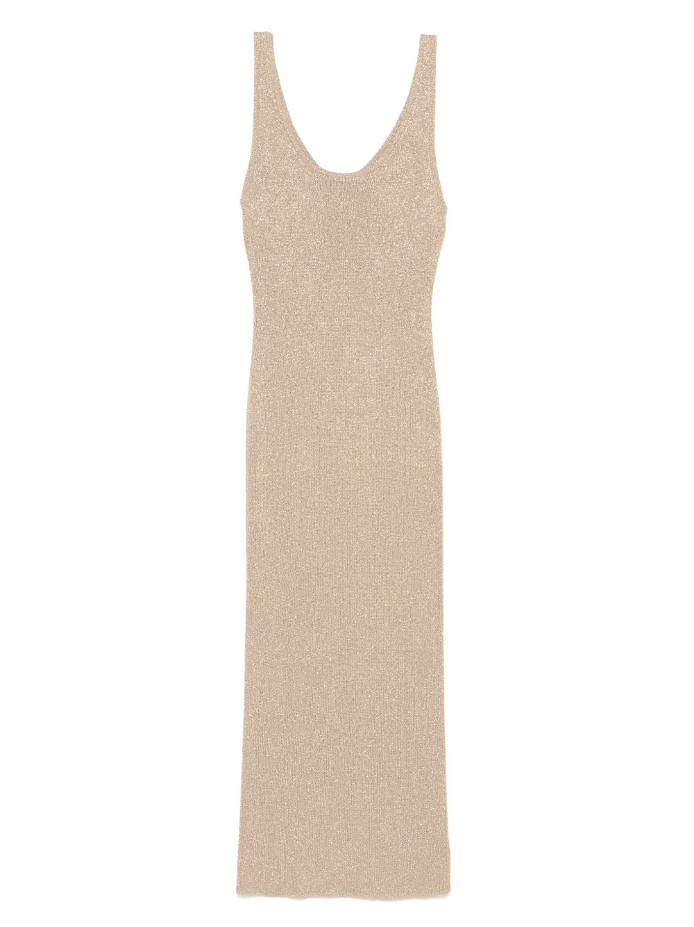 MC2 Saint Barth metallic-threading midi dress | dorado | Image 1