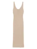 MC2 Saint Barth metallic-threading midi dress - Gold