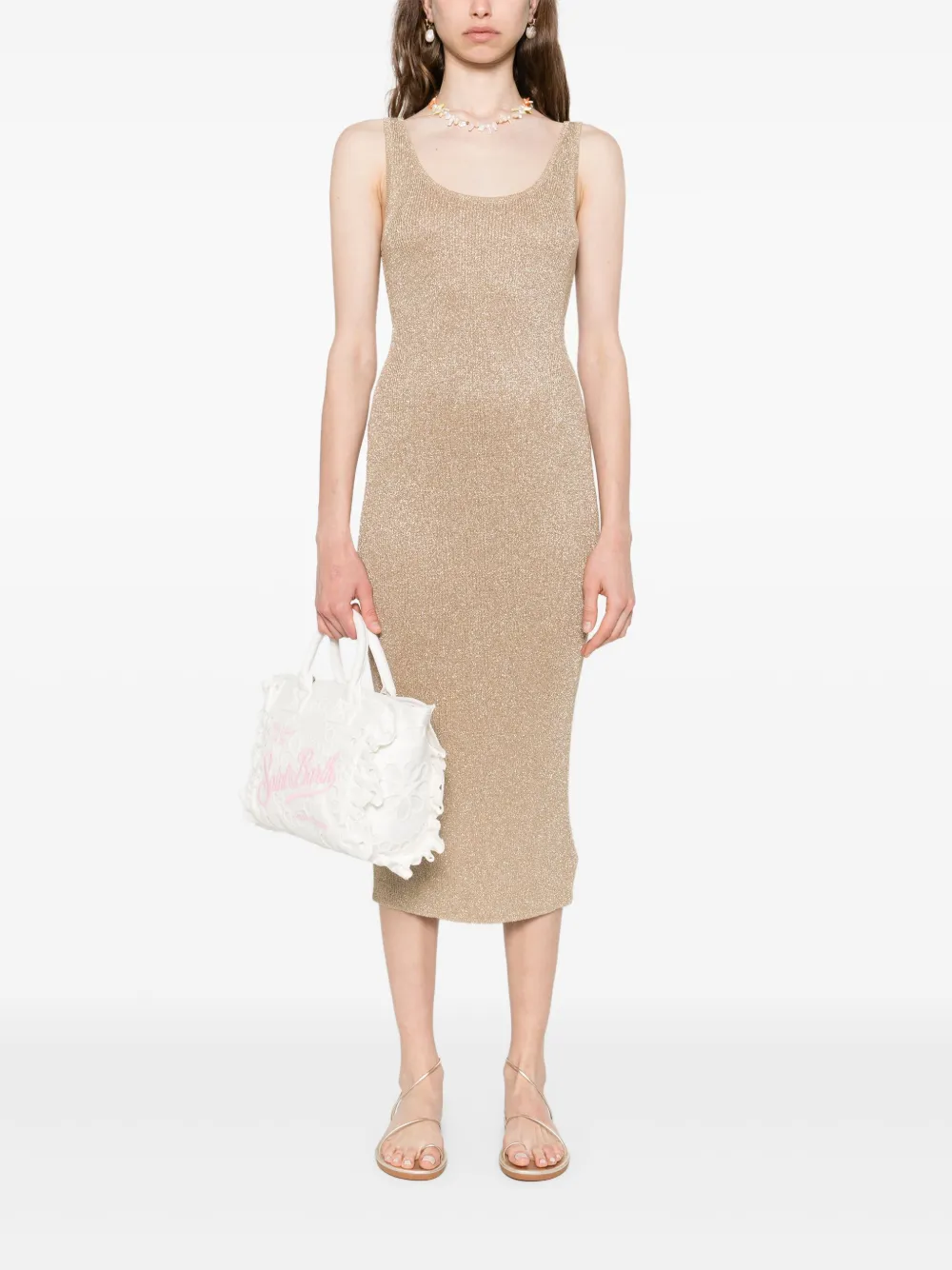 MC2 Saint Barth metallic-threading midi dress | Vestidos de día | Image 2