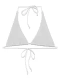 MC2 Saint Barth triangle-cup bikini top - Silver