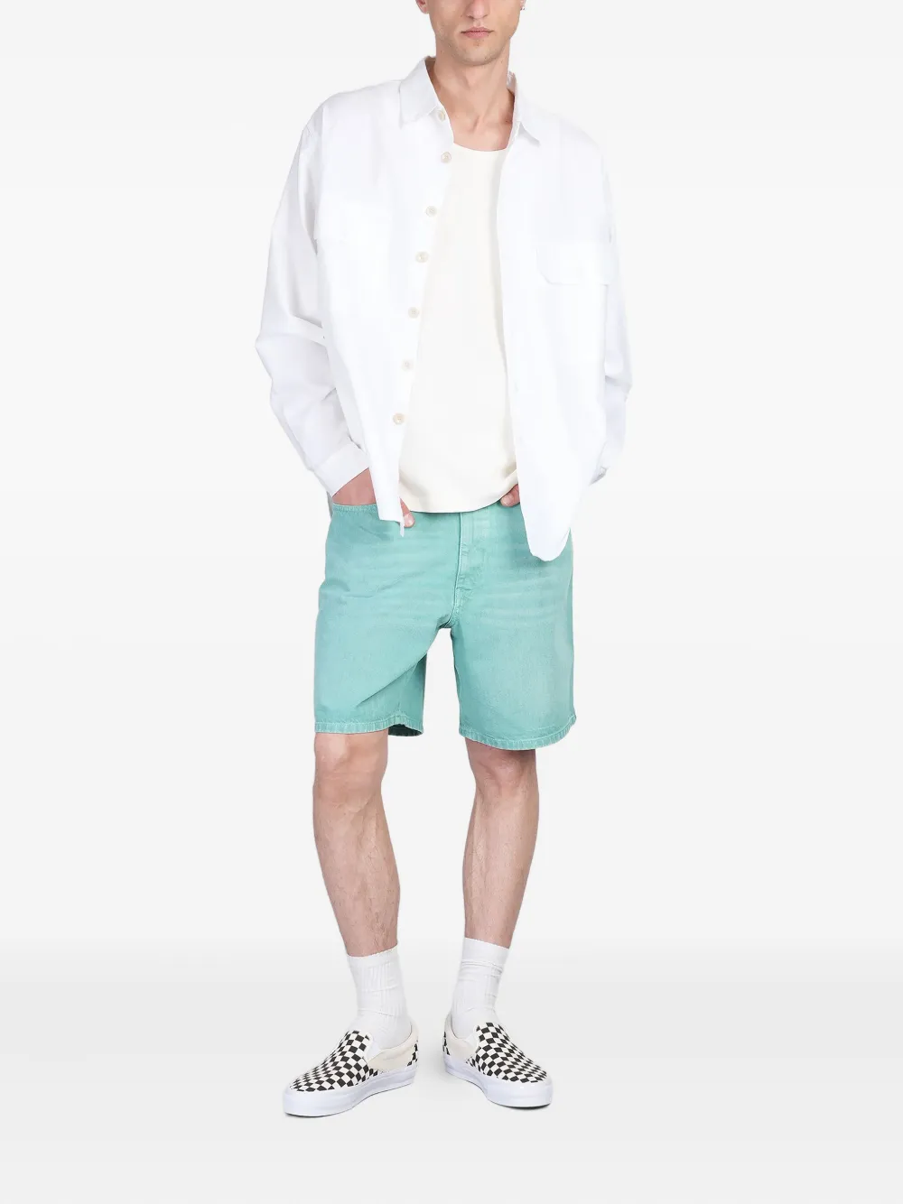 AMISH Bernie shorts - Groen