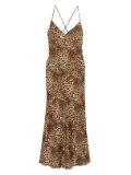 MC2 Saint Barth leopard-print midi dress - Neutrals