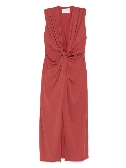 MC2 Saint Barth knot-detailing midi dress