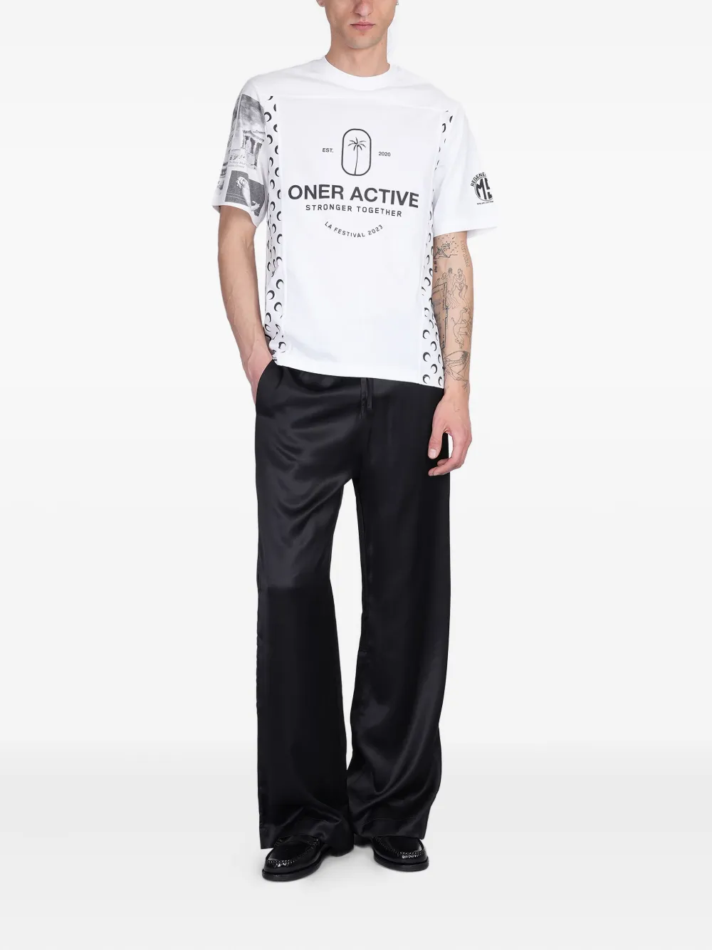 Marine Serre Regenerated Graphic T-shirt - Wit