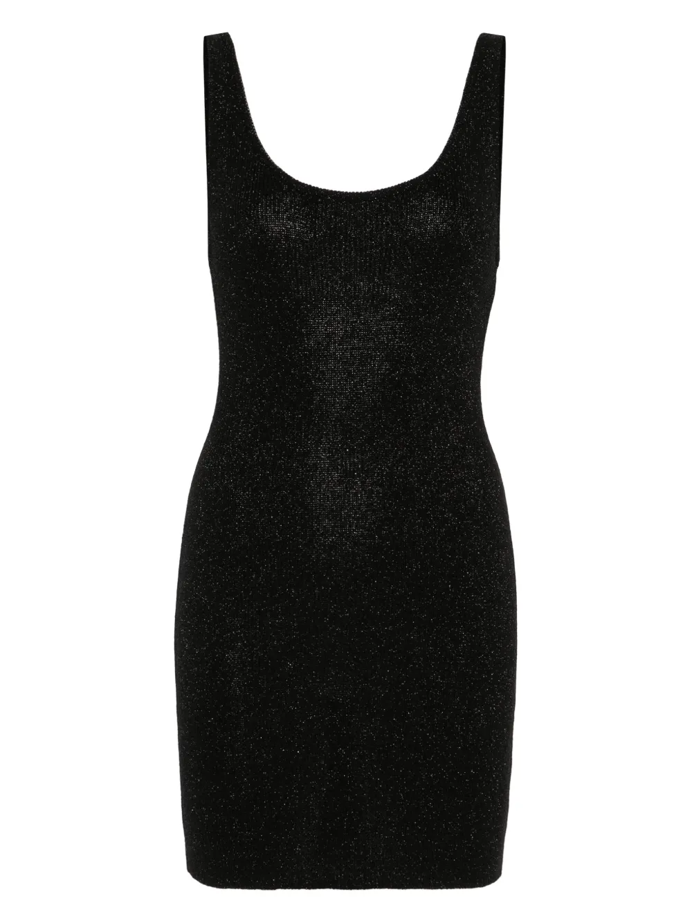 MC2 Saint Barth vestido corto tejido de lurex | negro | Image 1