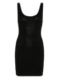 MC2 Saint Barth lurex-knit mini dress - Black