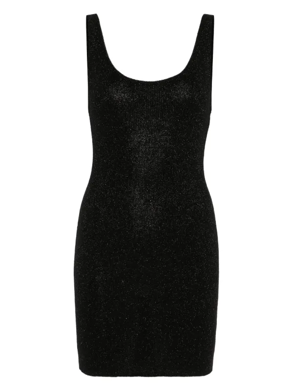 MC2 Saint Barth lurex-knit Mini Dress | Black | FARFETCH MC2 Saint Barth lurex-knit Mini Dress | Black | FARFETCH