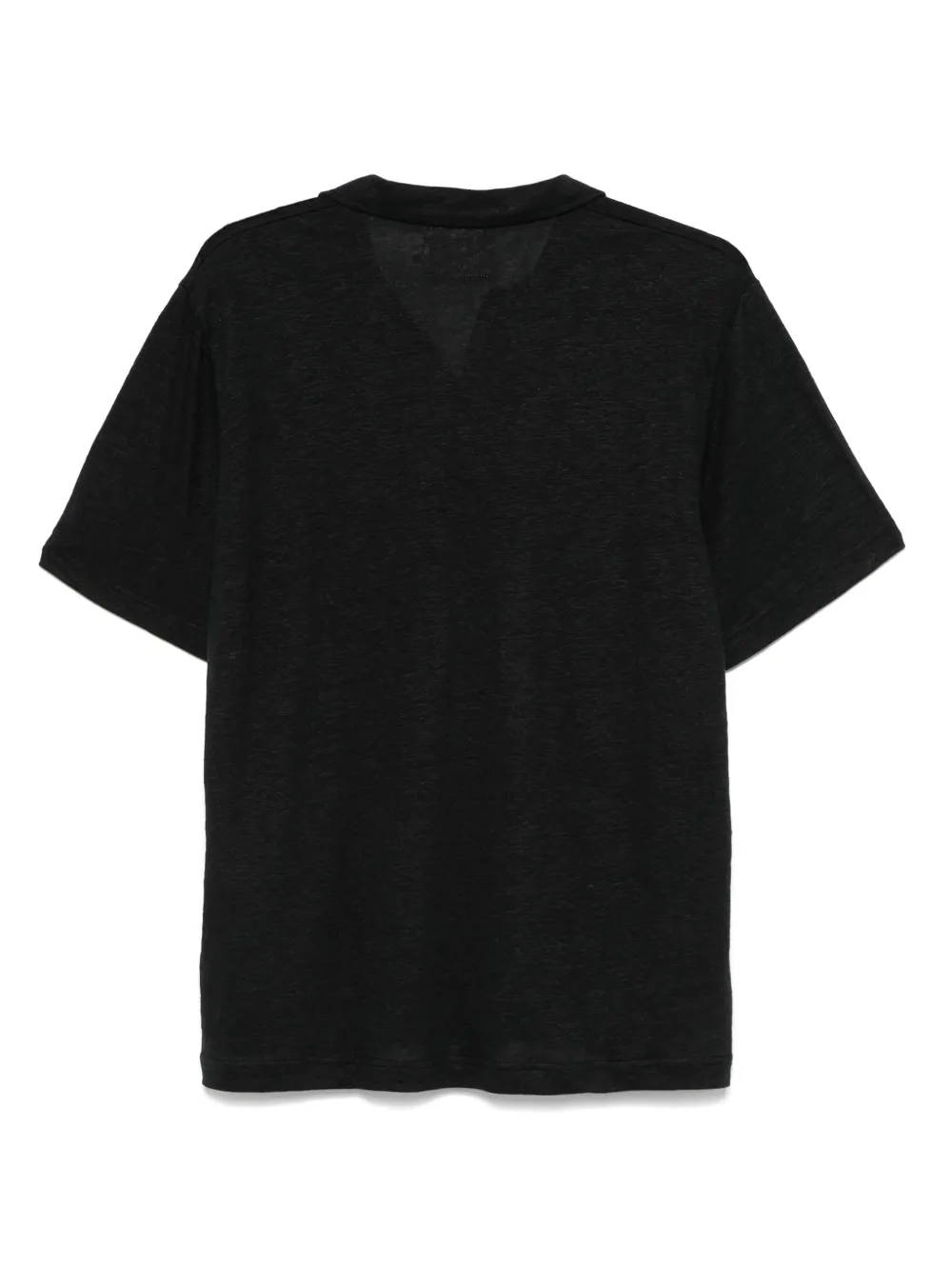 MC2 Saint Barth Linnen poloshirt - Zwart