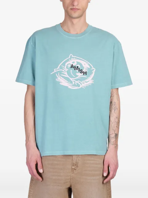 AMISH logo-print T-shirt 