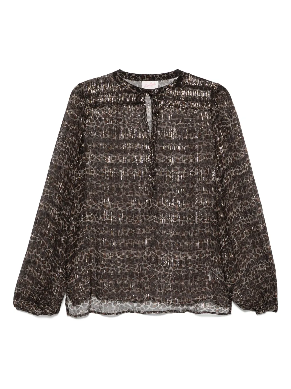 MC2 Saint Barth leopard-print blouse | Brown | Image 1