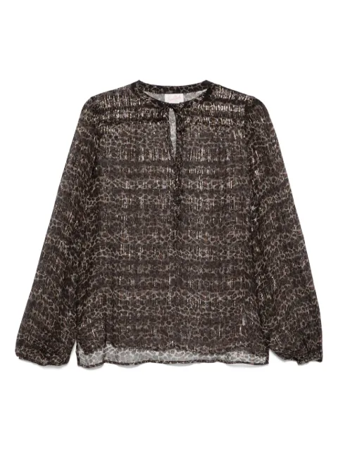MC2 Saint Barth leopard-print blouse