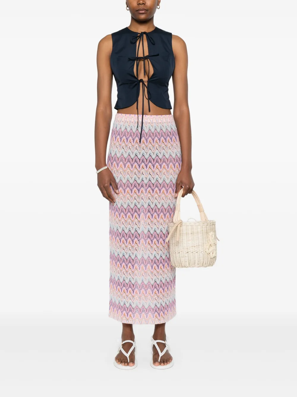 MC2 Saint Barth stretch skirt - Roze