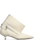 JW Anderson kitten heel biker boots - White
