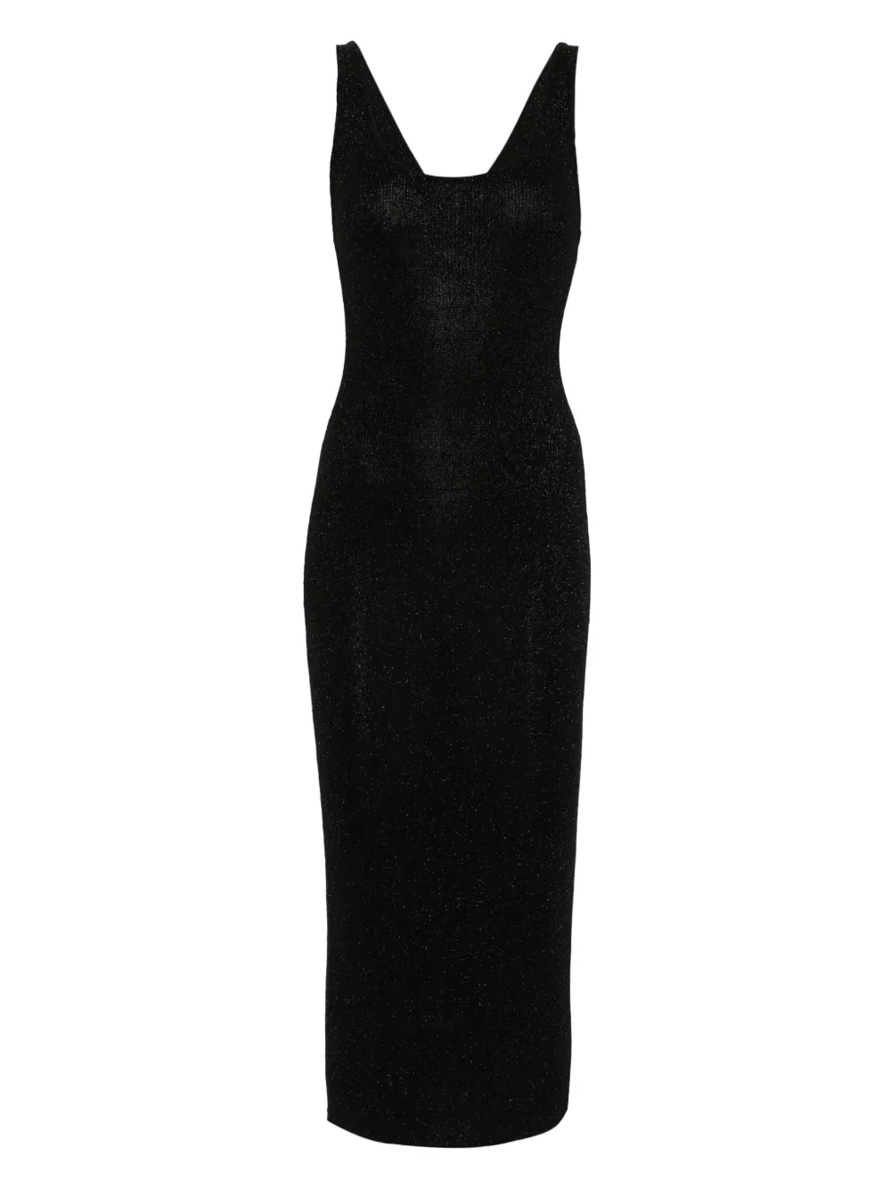 MC2 Saint Barth vestido midi sin mangas | negro | Image 1