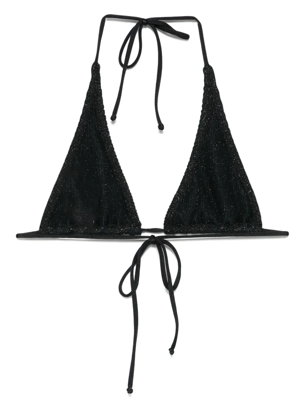 Mc2 Saint Barth Guiana Bikini Top In Black